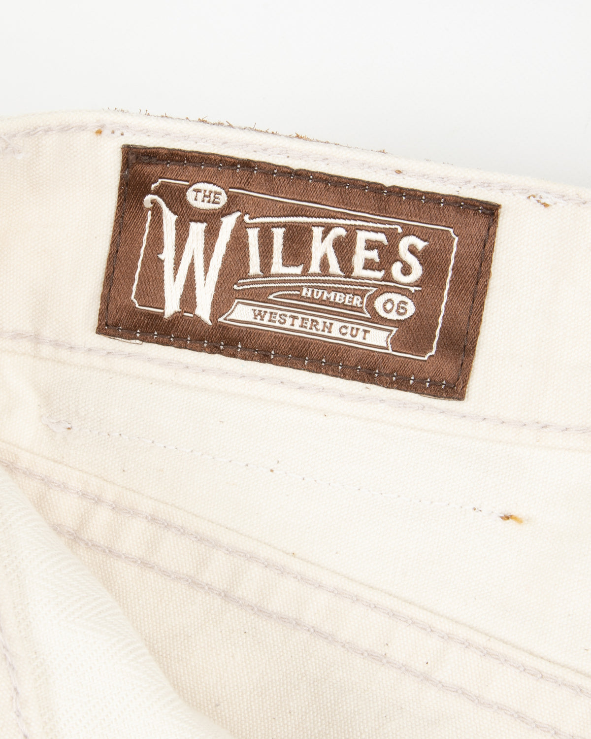 Freenote Wilkes Western Cut - 11oz Natural Rinsed Canvas - Standard & Strange