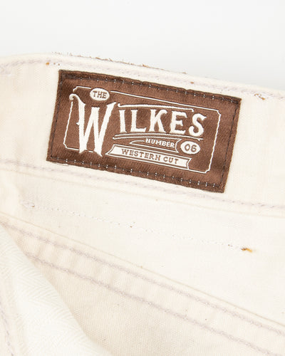 Freenote Wilkes Western Cut - 11oz Natural Rinsed Canvas - Standard & Strange