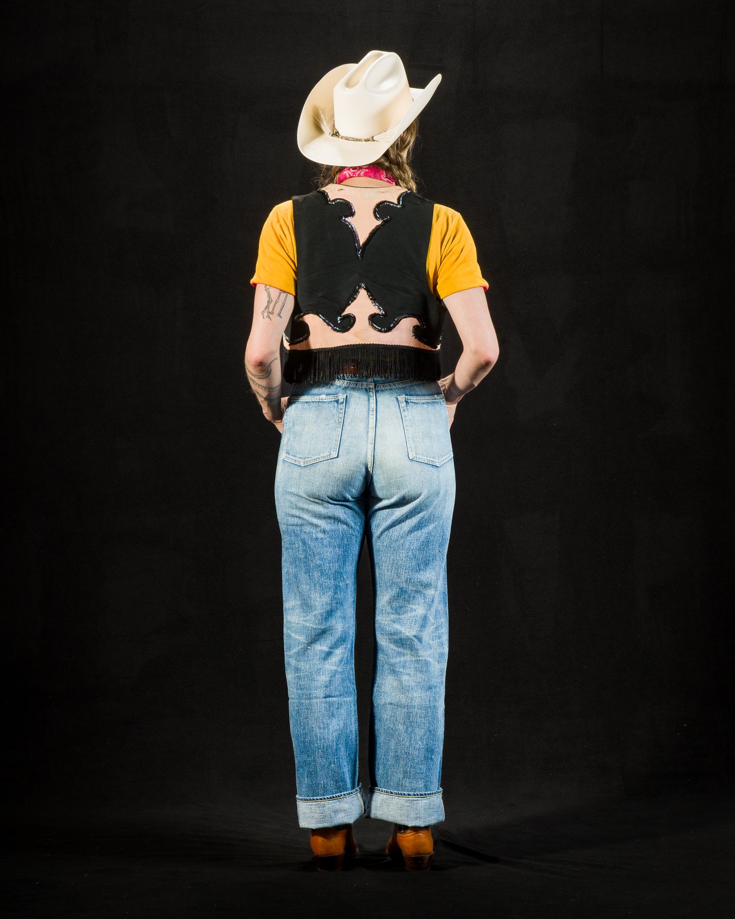 Fullcount 0107SSHW - Womens' Wide Straight "Monroe" - Heavyweight Indigo Blue - Standard & Strange