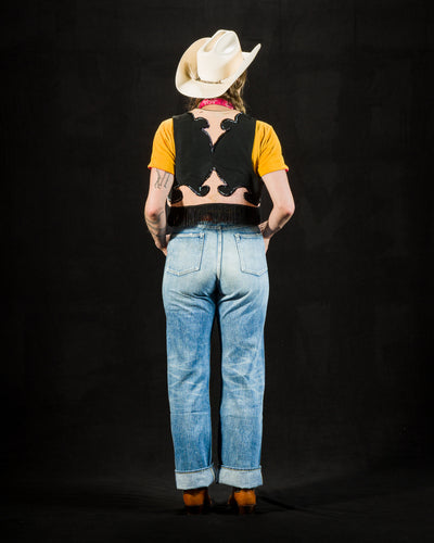 Fullcount 0107SSHW - Womens' Wide Straight "Monroe" - Heavyweight Indigo Blue - Standard & Strange