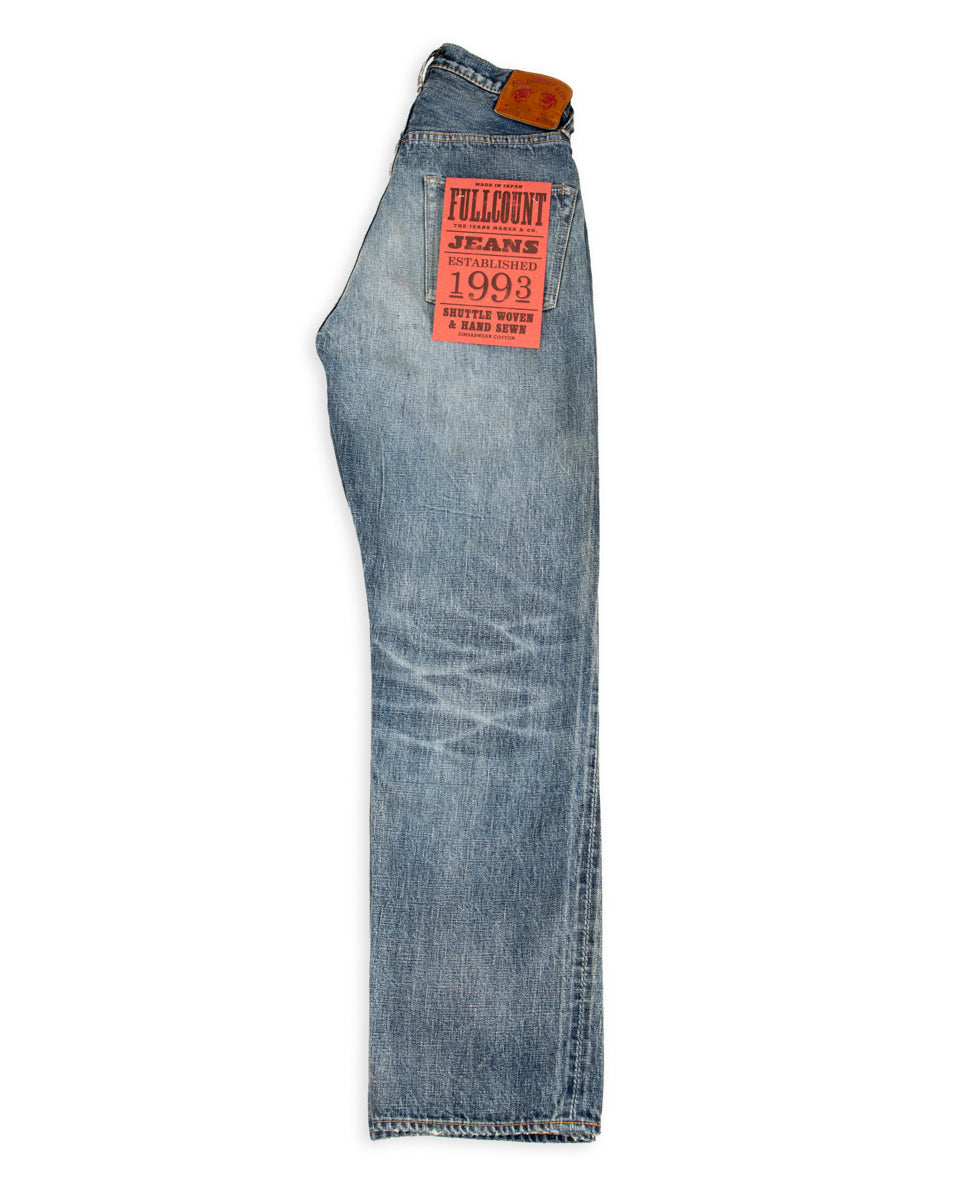 Fullcount 1341-0105 Wide Denim "Dartford" - Indigo Blue - Standard & Strange