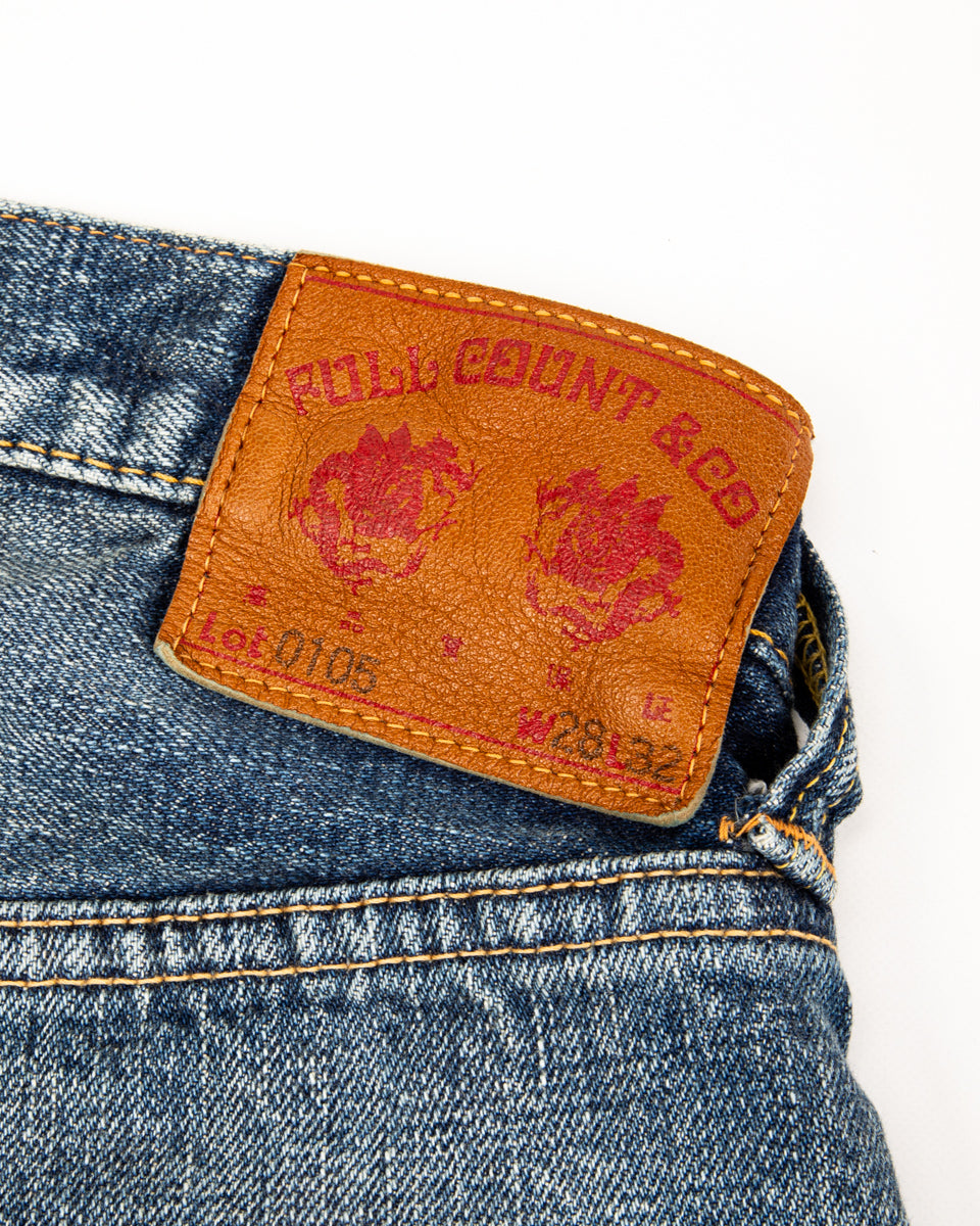 Fullcount 1341-0105 Wide Denim "Dartford" - Indigo Blue - Standard & Strange