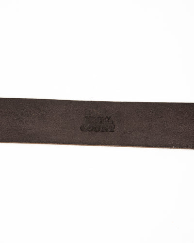 Fullcount Wild Leather Garrison Belt - Black - Standard & Strange