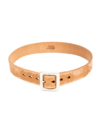 Fullcount Wild Leather Garrison Belt - Natural - Standard & Strange