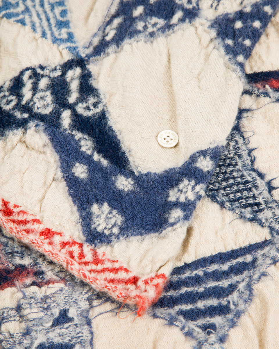 Kapital Fulling Wool Scarf IDG-RAG - Indigo - Standard & Strange