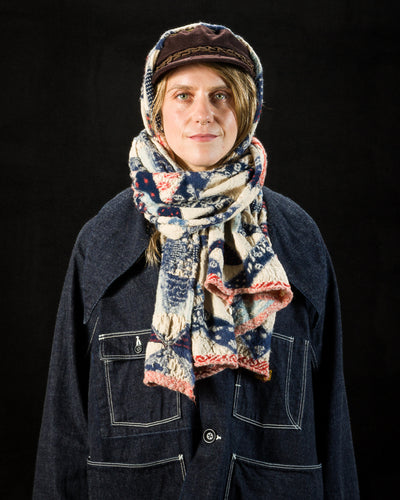 Kapital Fulling Wool Scarf IDG-RAG - Indigo - Standard & Strange