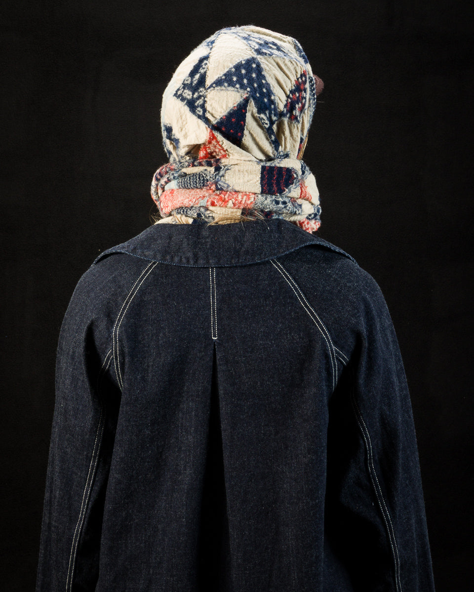 Kapital Fulling Wool Scarf IDG-RAG - Indigo - Standard & Strange