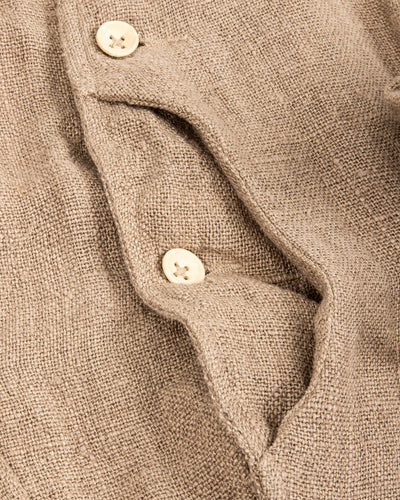 Gathering Beekeeper Jacket - Beige Handwoven Hemp - Standard & Strange