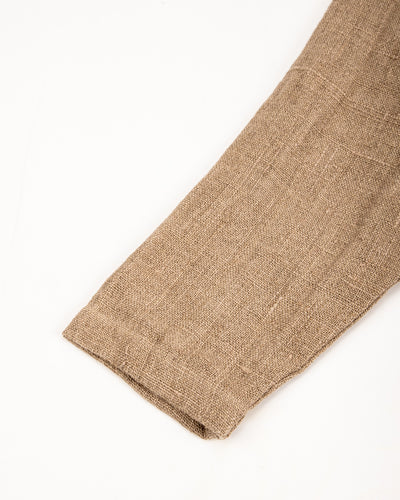 Gathering Beekeeper Jacket - Beige Handwoven Hemp - Standard & Strange