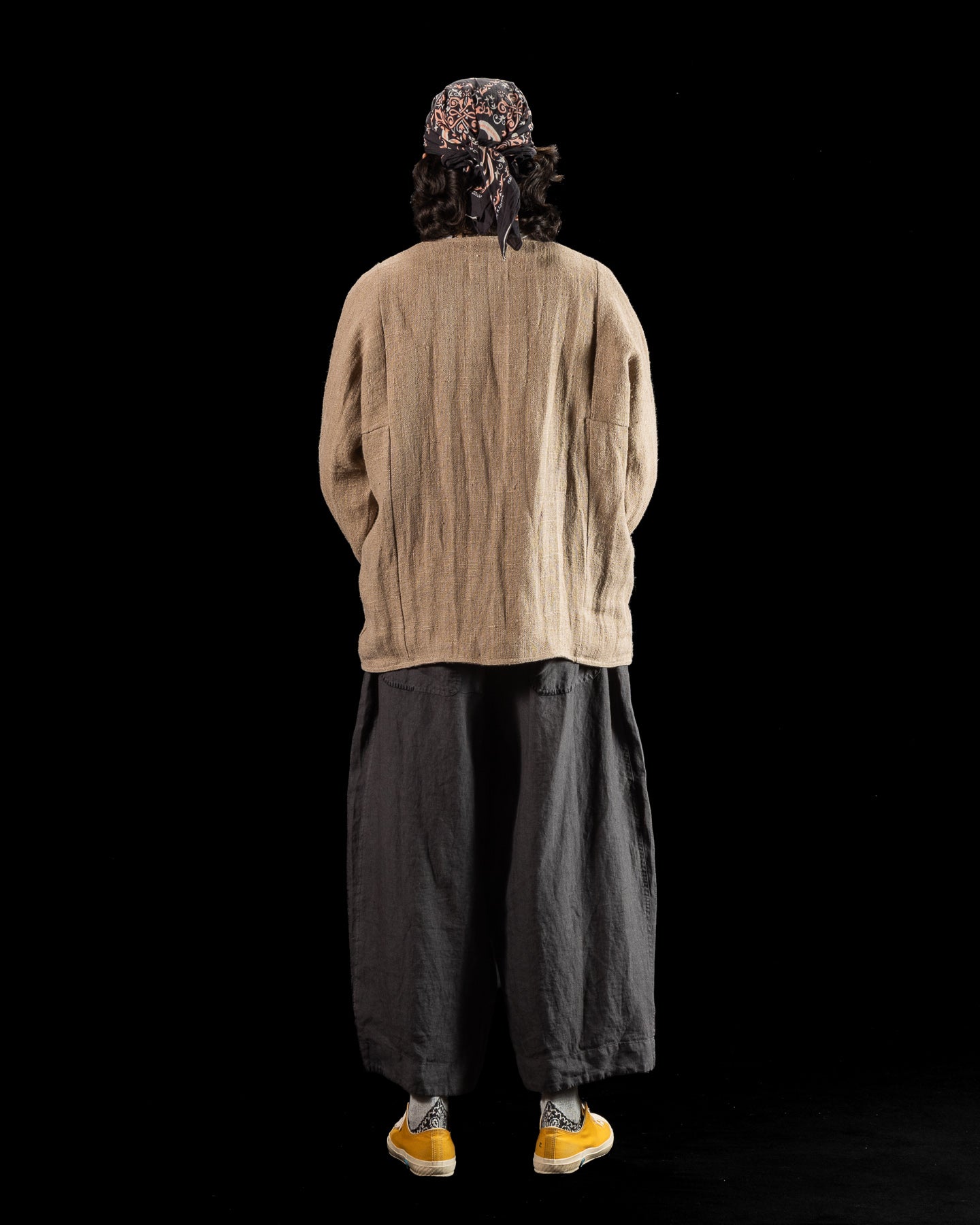 Gathering Beekeeper Jacket - Beige Handwoven Hemp - Standard & Strange