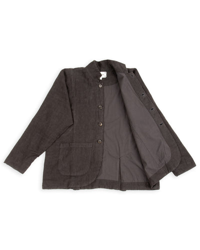 Gathering Fisherman Jacket - Black Linen Stonewash - Standard & Strange