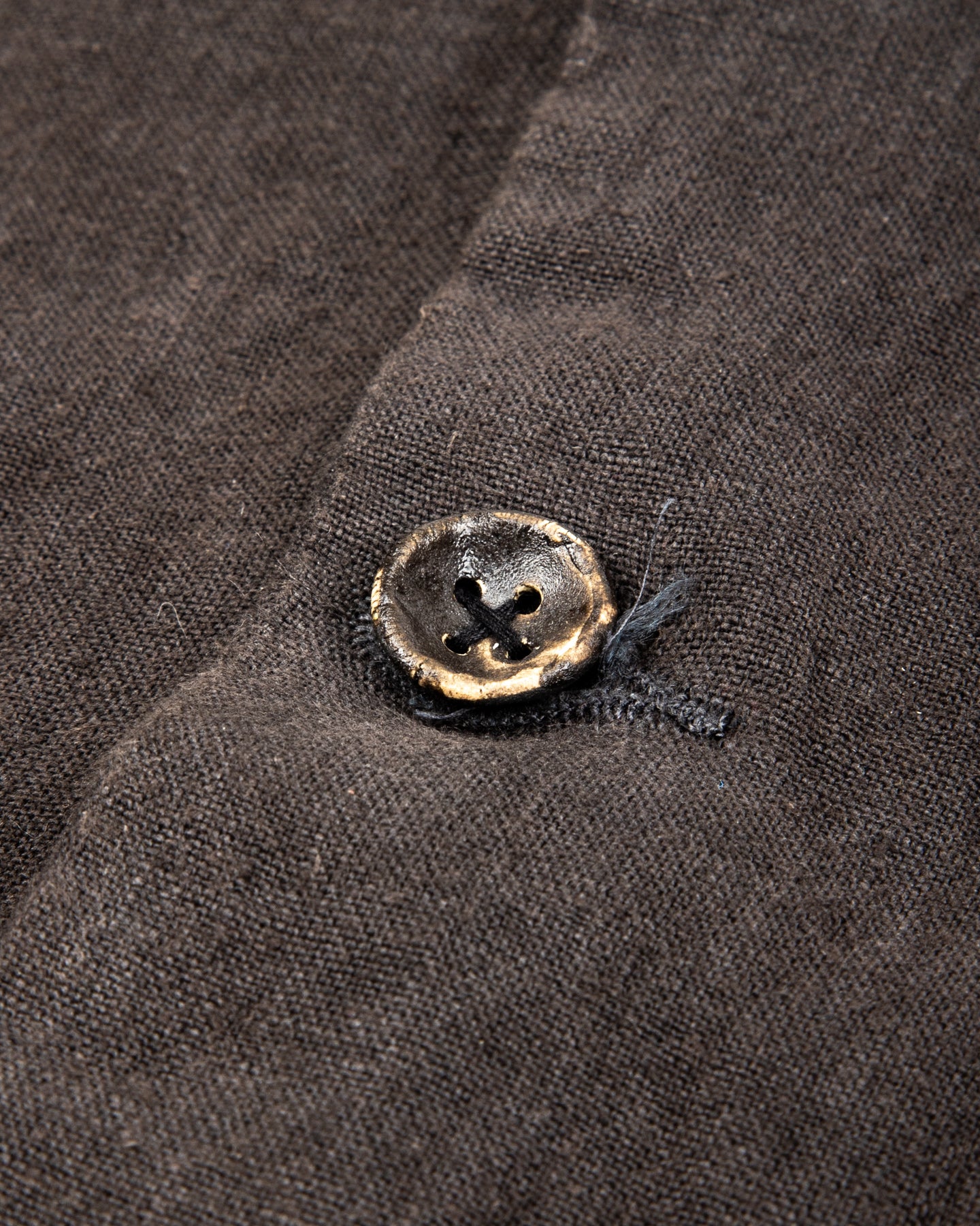 Gathering Fisherman Jacket - Black Linen Stonewash - Standard & Strange