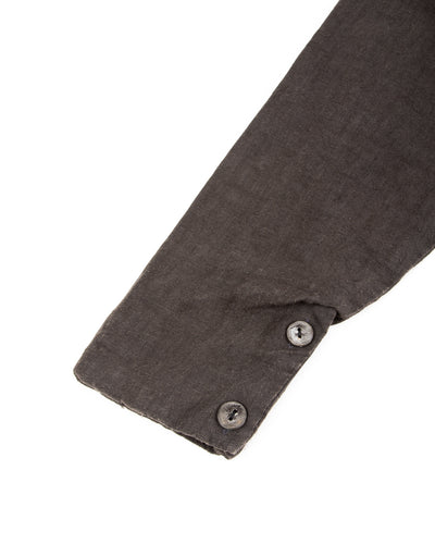 Gathering Fisherman Jacket - Black Linen Stonewash - Standard & Strange