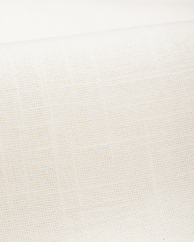 Gathering Farmer Jacket - White Handloom Cotton - Standard & Strange