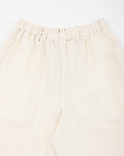 Gorsch Bamboo Linen Easy Trousers - Beige - Standard & Strange