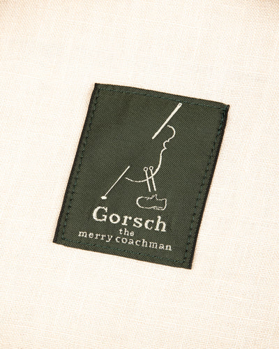 Gorsch Capri Short Sleeve Pullover Shirt - Beige Linen - Standard & Strange