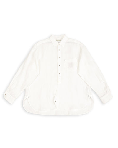 Gorsch Collar Shirt - Off White French Linen - Standard & Strange