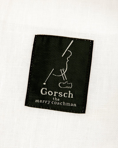 Gorsch Collar Shirt - Off White French Linen - Standard & Strange
