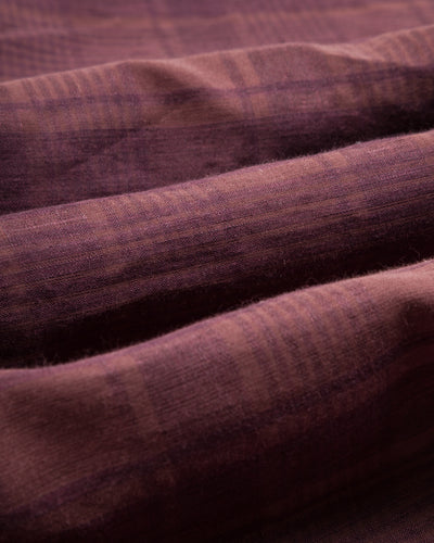 Gorsch Cotton Linen Check Skirt - Brown - Standard & Strange