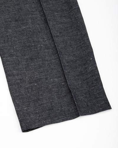 Gorsch Linen 2 Tuck Trousers - Navy/Grey - Standard & Strange