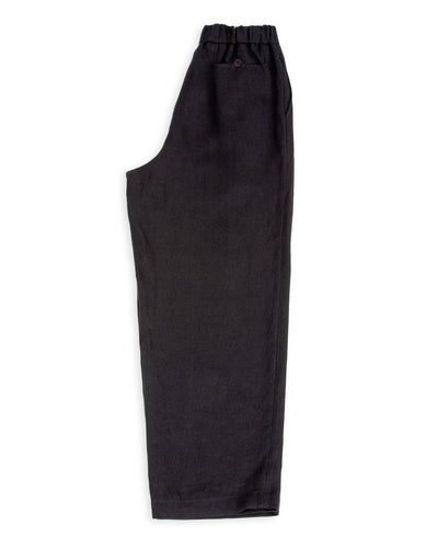Gorsch Linen Easy Trousers - Navy/Brown - Standard & Strange