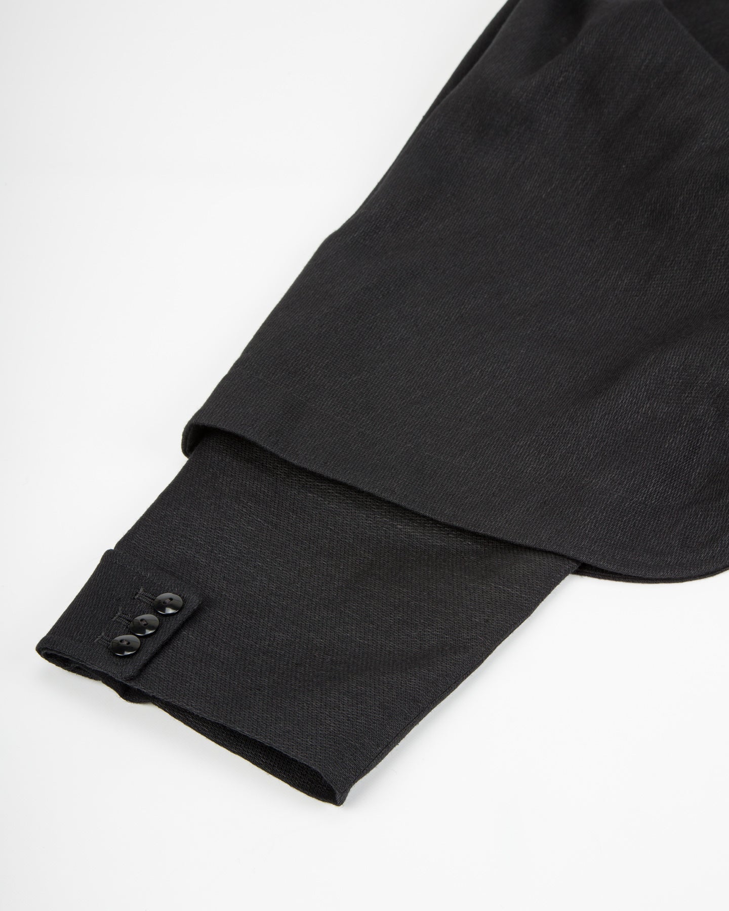 Gorsch Wool Hemp Cape Coat - Black - Standard & Strange