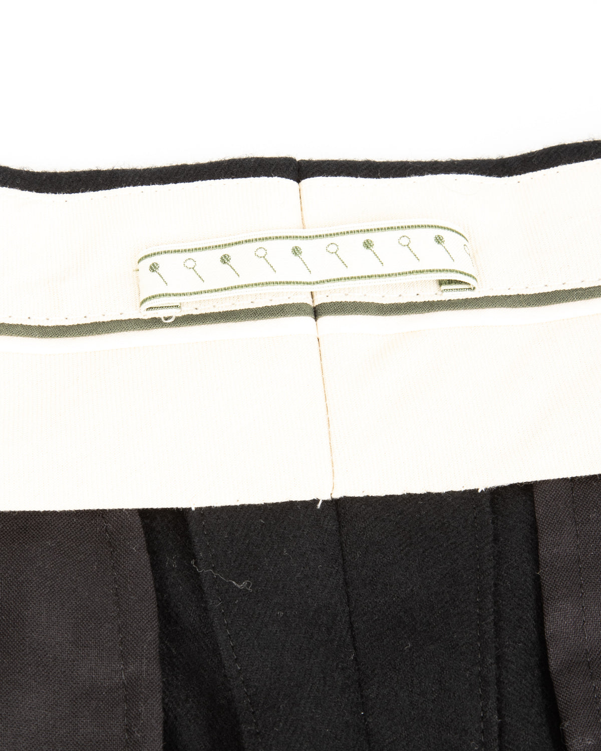 Gorsch Wool Two Tuck Trousers - Black Flannel - Standard & Strange