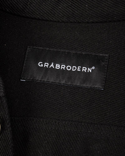 Gråbrodern Norrgårde Jacket - Heavy Italian Twill Black - Standard & Strange
