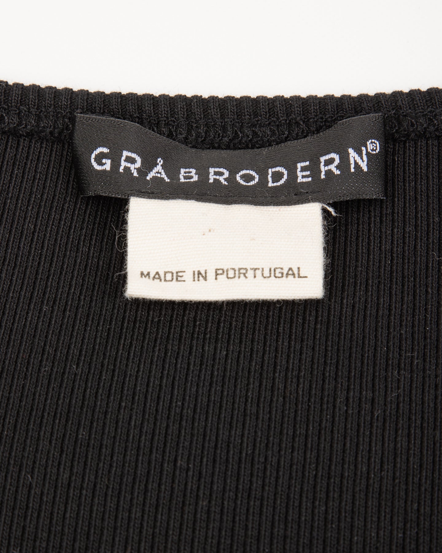 Gråbrodern Vidunge Tank Top - Heavy Cotton Rib Black - Standard & Strange