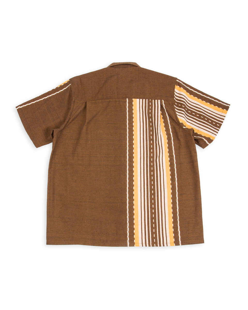 Graziano and Gutiérrez Camp Shirt - Brown / Yellow - Standard & Strange