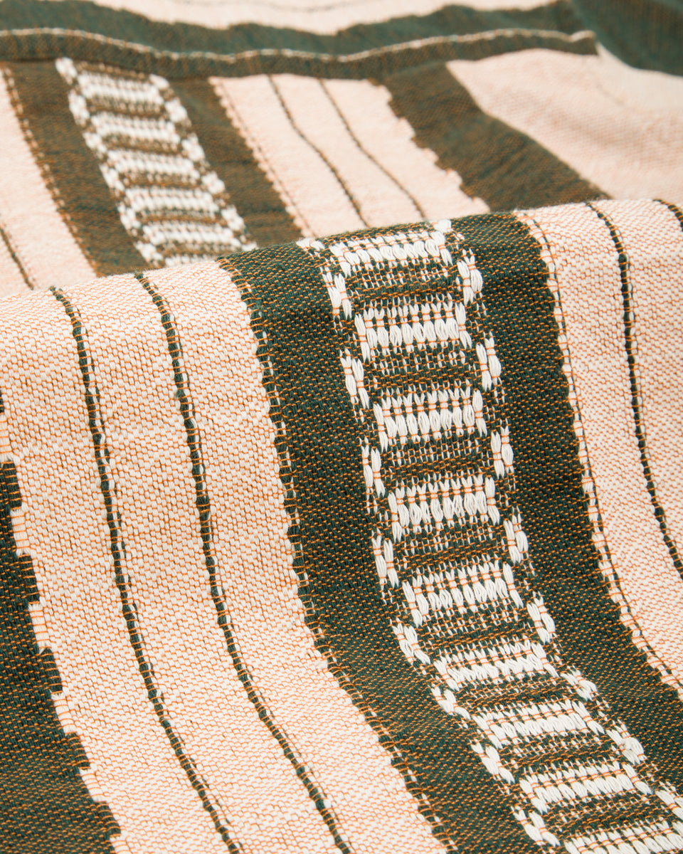 Graziano and Gutiérrez Camp Shirt - Verde Striped - Standard & Strange