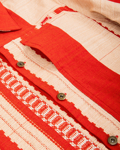 Graziano and Gutiérrez Trucker Jacket - Red Striped - Standard & Strange