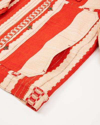 Graziano and Gutiérrez Trucker Jacket - Red Striped - Standard & Strange