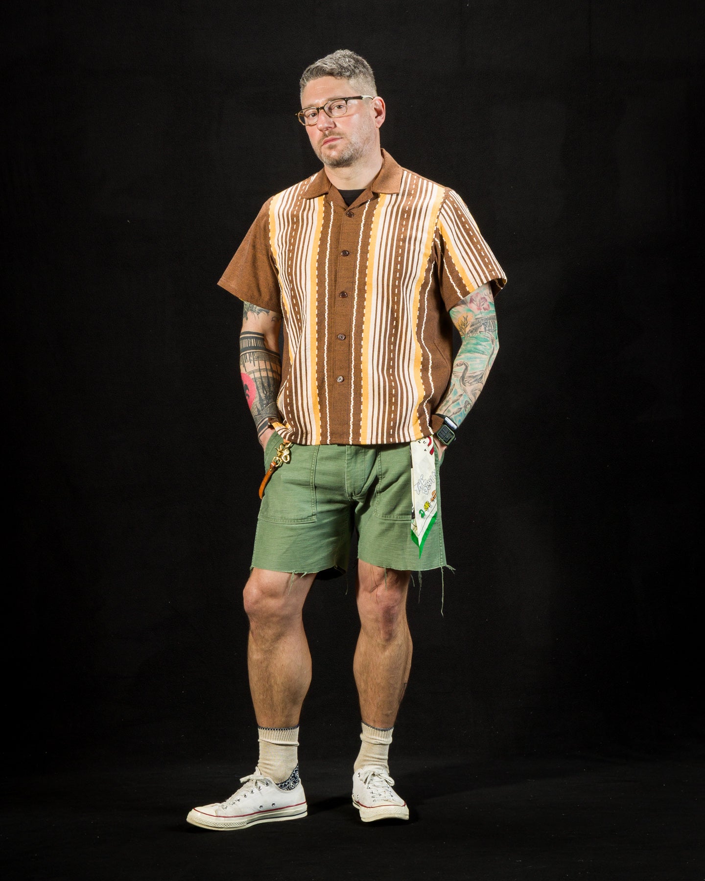 Graziano and Gutiérrez Camp Shirt - Brown / Yellow - Standard & Strange