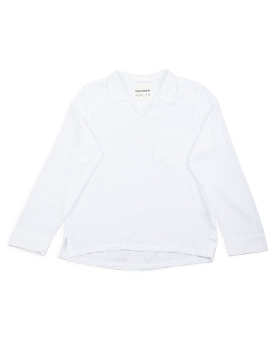 Hansen Marius Pull-on Shirt - White - Standard & Strange