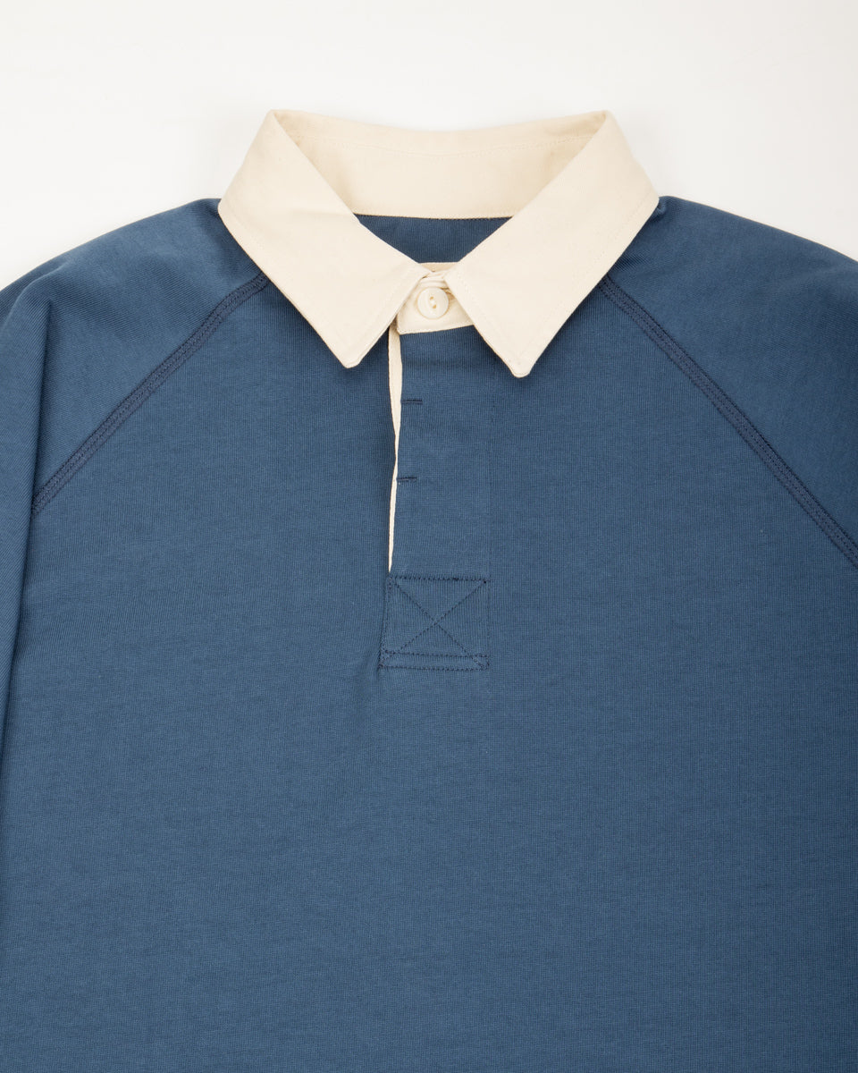 Heimat Raglan Rugby - Trail Blue - Standard & Strange