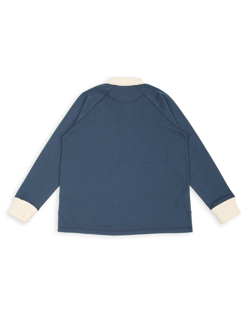 Heimat Raglan Rugby - Trail Blue - Standard & Strange