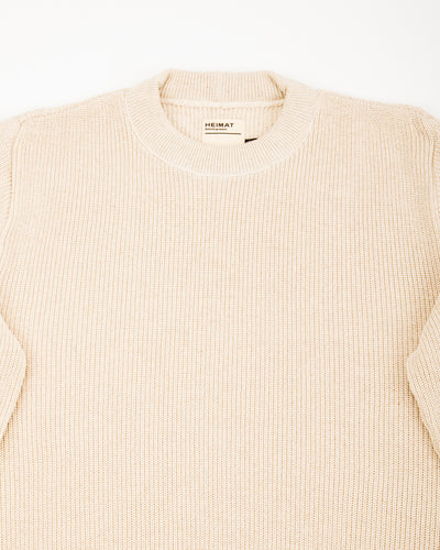 Heimat Rundhals Pullover Crew Neck Sweater - Seashell - Standard & Strange
