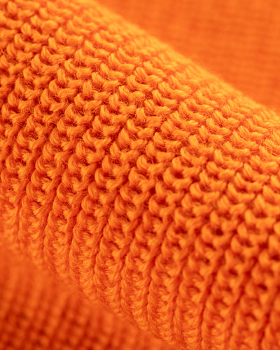 Heimat U Boat Roll Neck Sweater - Rescue Orange - Standard & Strange