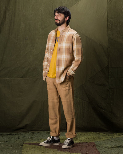 Indi + Ash Ames Workshirt - Handwoven Desert Acacia Plaid - Standard & Strange