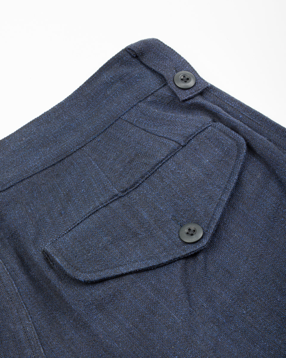Indi + Ash Big Short - Iron/Indigo Powerloom Military HBT - Standard & Strange