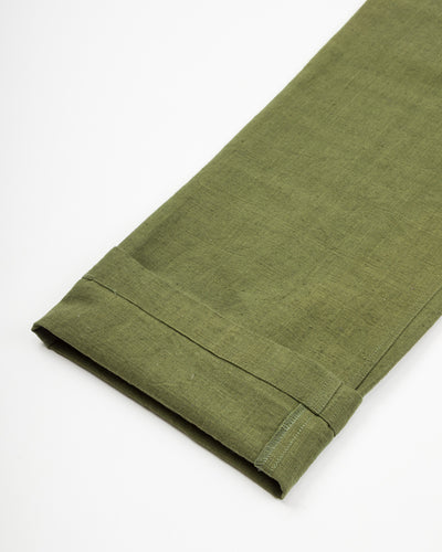 Indi + Ash Obelisk Pant - Forest Green Powerloom Canvas - Standard & Strange