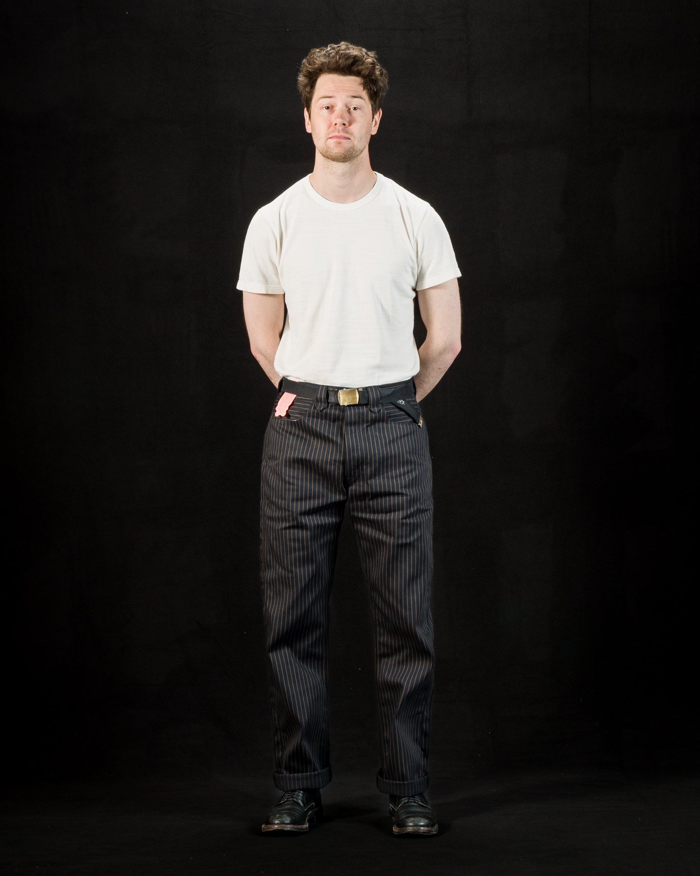 Indigofera Durango Pants - 12 oz Unwashed Sable Stripe - Standard & Strange