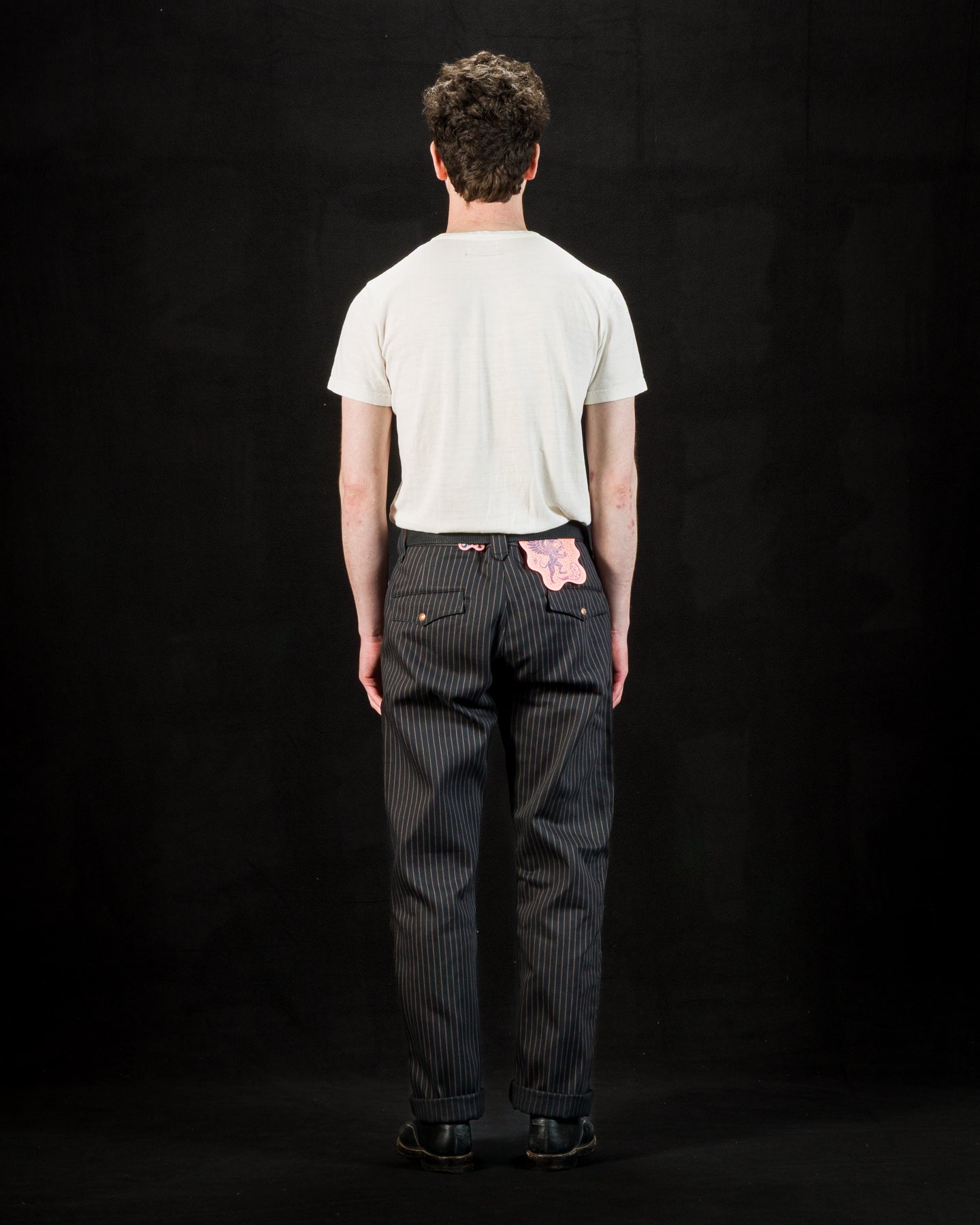 Indigofera Durango Pants - 12 oz Unwashed Sable Stripe - Standard & Strange