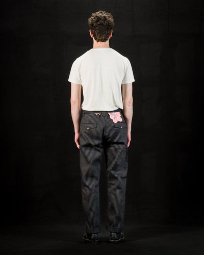 Indigofera Durango Pants - 12 oz Unwashed Sable Stripe - Standard & Strange