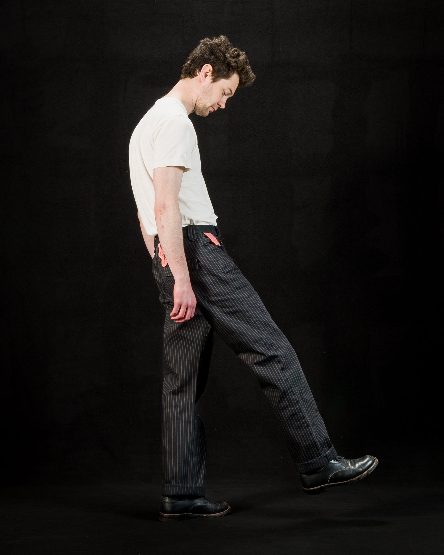 Indigofera Durango Pants - 12 oz Unwashed Sable Stripe - Standard & Strange