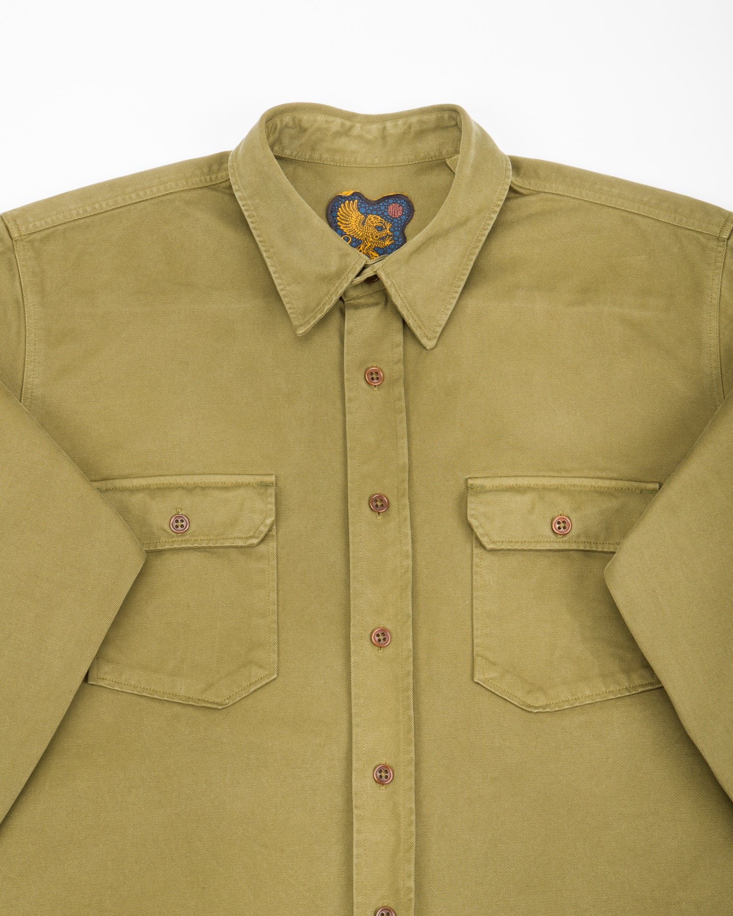 Indigofera Alamo Shirt - Olive - Standard & Strange