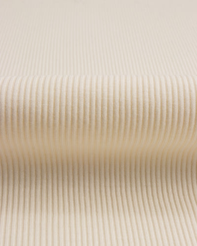 Indigofera Clyde LS Cotton Rib Tee - Cockatoo White - Standard & Strange