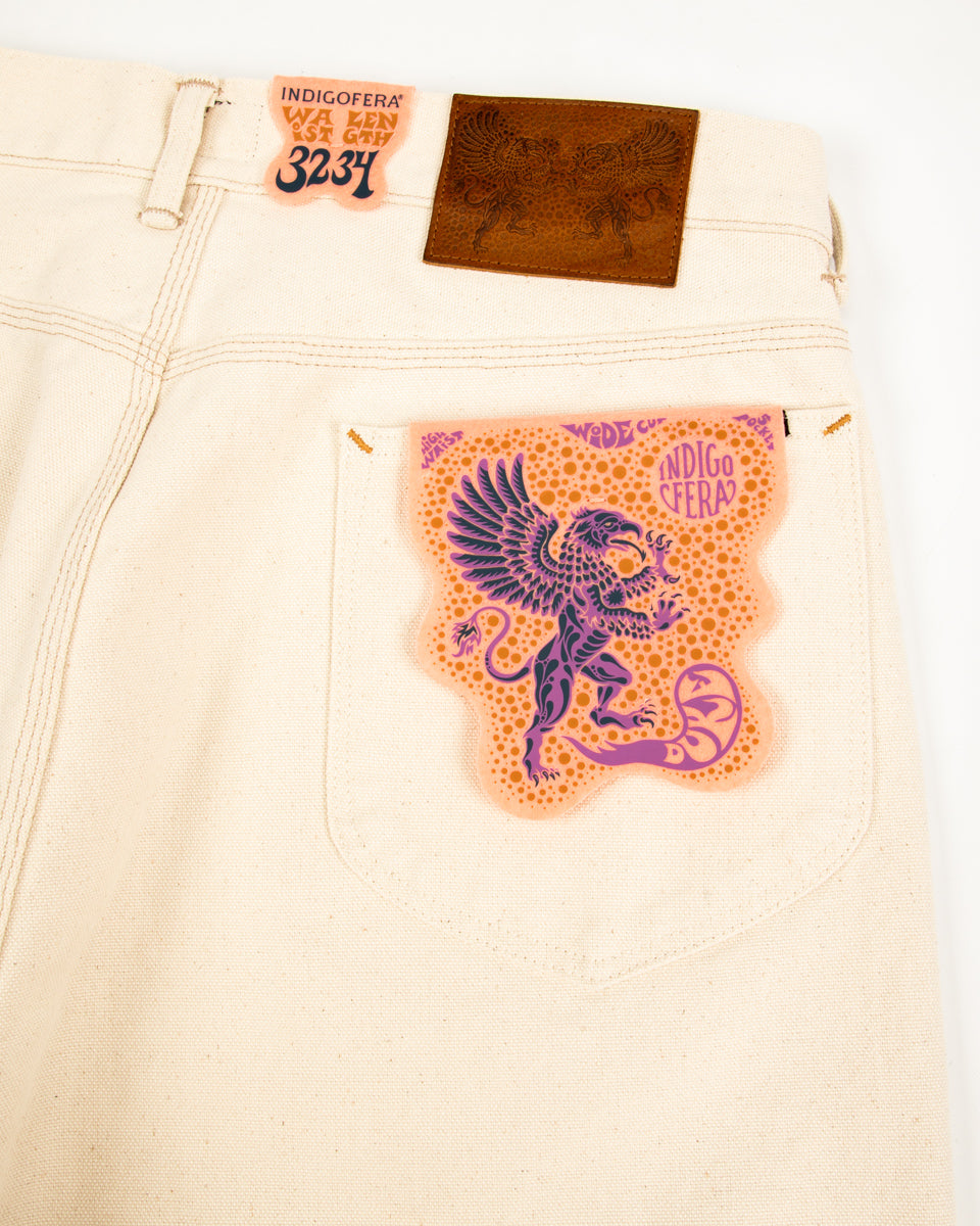 Indigofera Duke Wide Fit - Ecru Smithson Canvas - Standard & Strange