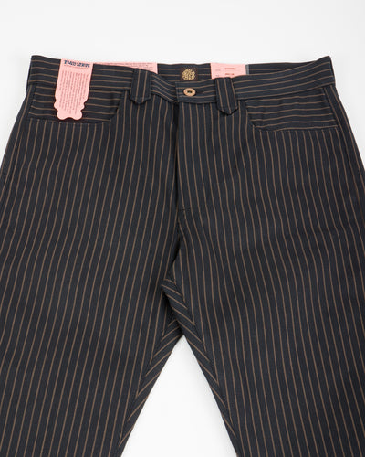 Indigofera Durango Pants - 12 oz Unwashed Sable Stripe - Standard & Strange